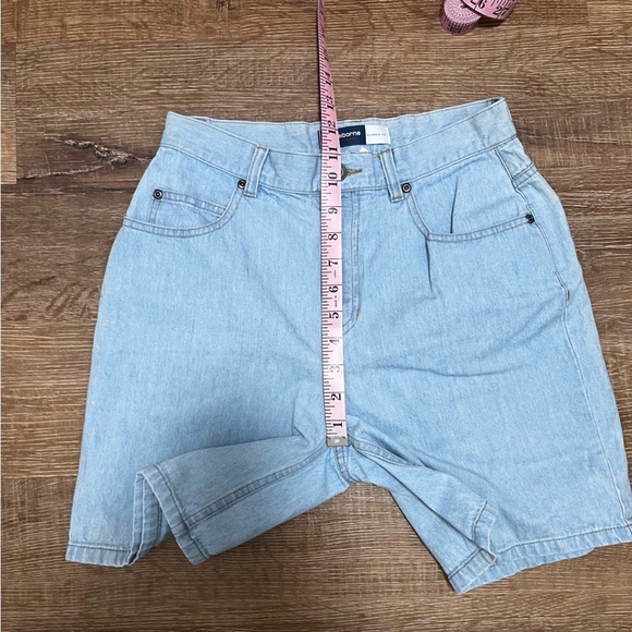LIZ CLAIBORNE Vintage High Waisted Denim Shorts 6.5 inch Inseam Size 6 - Picture 5 of 6